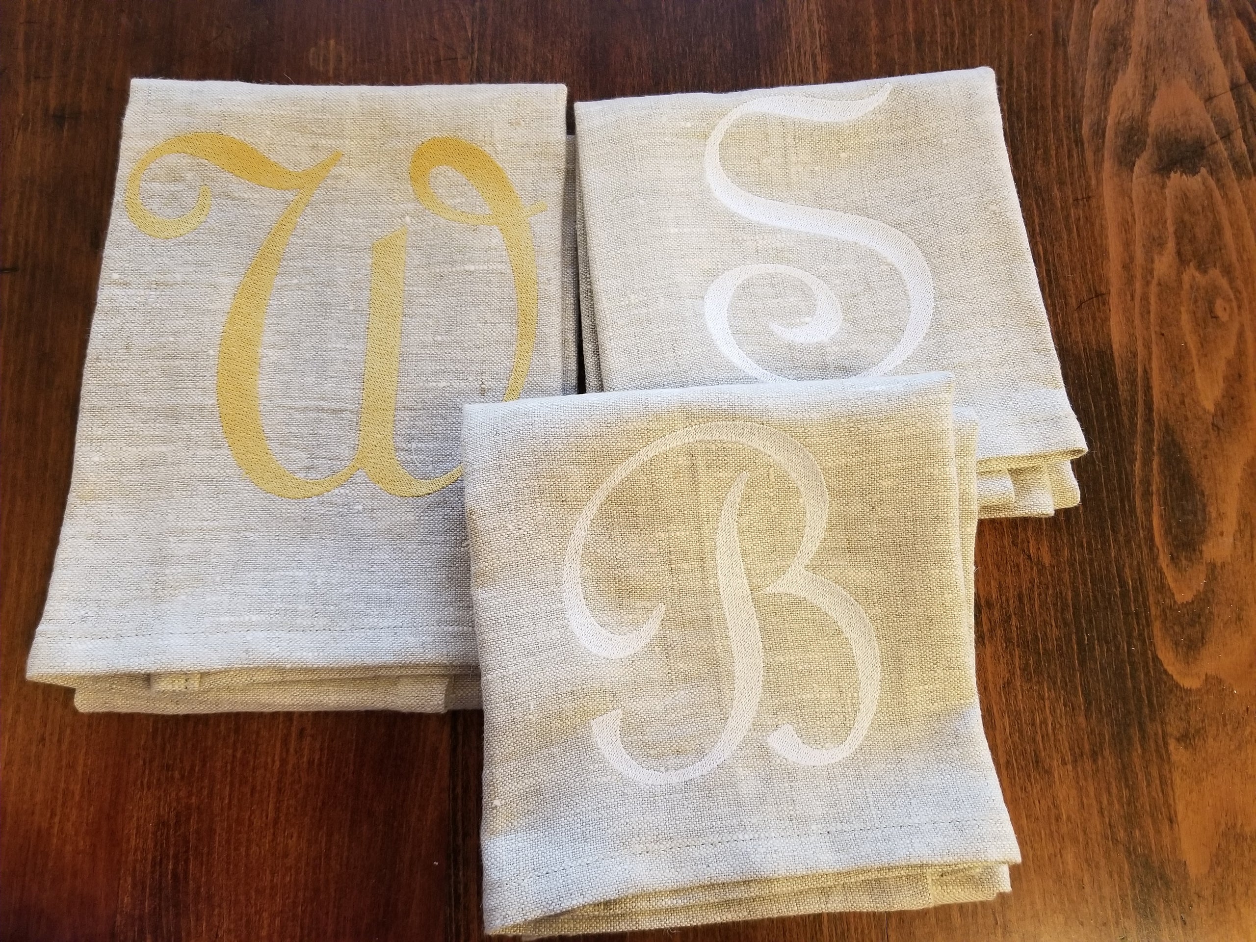 Modern Monogram Personalized Boho Kitchen Towel